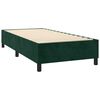 vidaXL Struttura Letto a Rete a Molle Verde Scuro 100x200 cm in Velluto