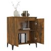 vidaXL Credenza Rovere Fumo 60x35x70 cm in Legno Multistrato