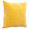 vidaXL Cuscini Decorativi 2 pz Giallo 40x40 cm in Velluto