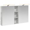 vidaXL Set di Armadi da Bagno 3 pz 120 x 14,5 x 70 cm