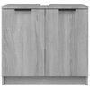 vidaXL Mobile Bagno Grigio Sonoma 64,5x33,5x59 cm in Legno Multistrato