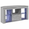 vidaXL Mobile TV LED Angolare Grigio Sonoma 106 x 40 x 50 cm