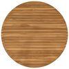vidaXL Piano del tavolo &Oslash; 90 x 3,5 Rotondo Legno di teak solido