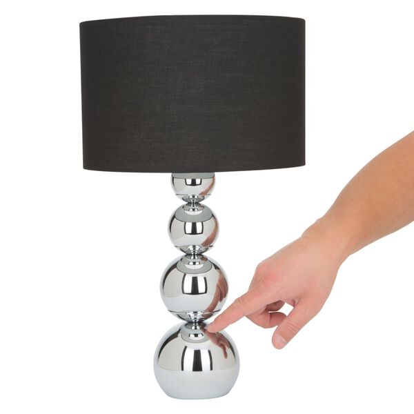 Smartwares Lampada da Tavolo 25x25x43 cm Nera