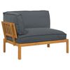 vidaXL Set di divani con cuscino Antracite 133 x 92 x 69 cm