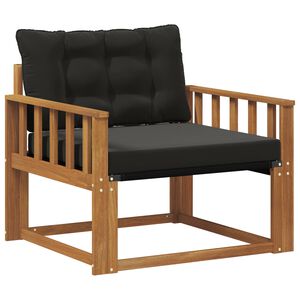 vidaXL Set di divani da esterno Legno di Acacia Massello e Textilene