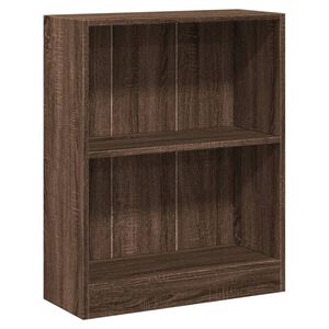 vidaXL Libreria Rovere Marrone 60x24x76 cm in Legno Multistrato