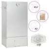 vidaXL Forno Affumicatore BBQ Generatore Fumo Freddo Acciaio Zincato
