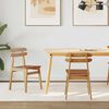 vidaXL Sedia da pranzo 2 pcs Naturale Legno Massello