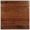 vidaXL Piano Tavolo 70x70x2,5 cm Quadrato Legno Massello di Recupero