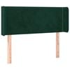 vidaXL Testiera ad Orecchio Verde Scuro 83x16x78/88 cm in Velluto