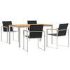 vidaXL Set da Pranzo per Giardino 5 pcs