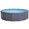 Intex Piscina con Pannelli Grafite 478 cm PVC 16805 L 28382GN