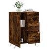 vidaXL Credenza Rovere Fumo 69,5x34x90 cm in Legno Multistrato