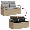 vidaXL Set Divano da Giardino 5 pcs beige e grigio chiaro