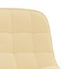 vidaXL Sedie da Pranzo Girevoli 6 pz Crema in Velluto