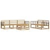 vidaXL Set di divani da esterno 6 pz Bianco