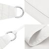 vidaXL Parasole a Vela Oxford Triangolare 3x3x4,24 m Bianco