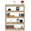 vidaXL Libreria/Divisorio Rovere Sonoma 100x30x135 cm