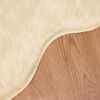 vidaXL Tappeto Pecora Tafalla Crema 50 x 80 cm Poliestere