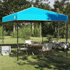 vidaXL Tenda Gazebo Blu 243 x 243 x 251 cm Tessuto