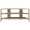 vidaXL MobileTVAngolare Rovere Sonoma 102x40,5x45cm Legno multistrato