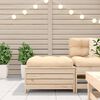 vidaXL Poggiapiedi da Giardino 62x63,5x32 cm in Legno Massello di Pino