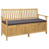 vidaXL Panchina con contenitore 2 -Seater 148 x 63 x 84 cm