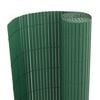 vidaXL Recinzione da Giardino Bifacciale Verde 1,8x5 m in PVC
