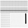 vidaXL Recinzione e Posto Grigio 1 x 100 m Acciaio