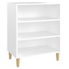 vidaXL Credenza Bianca 57x35x70 cm in Legno Multistrato