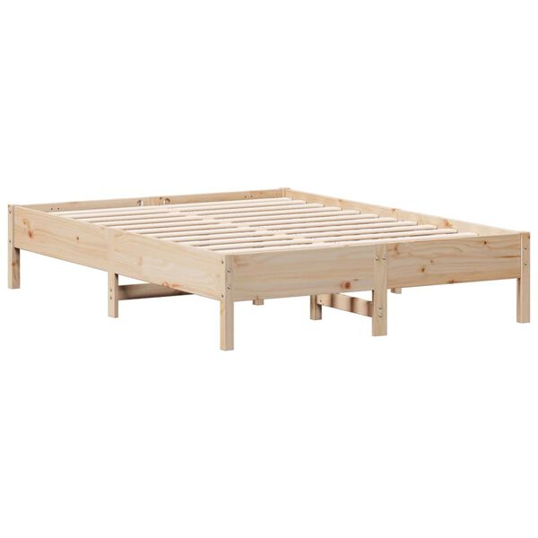 vidaXL Letto senza Materasso 120x190 cm in Legno Massello di Pino