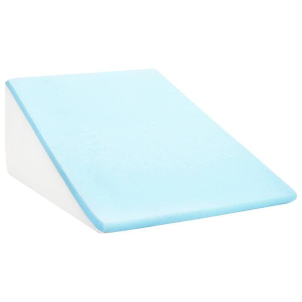 vidaXL Cuscino per Gambe Tinta unita Bianco