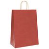 vidaXL Sacchetti di Carta 50 pz con Manici Rossi 32x17x44 cm