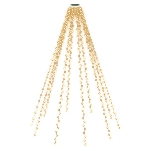 vidaXL Rete di Luci per Albero di Natale con 400 LED 400 cm