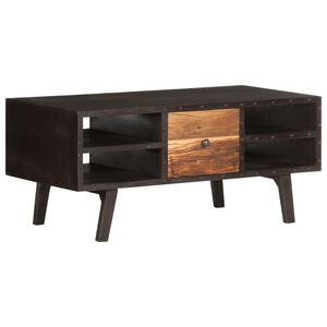 vidaXL Tavolino da Salotto 100x50x45 cm in Legno Massello di Recupero