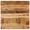 vidaXL Tavolino da Salotto in Legno Massello di Mango 80x80x40cm