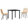 vidaXL Set da Pranzo per Giardino 5 pcs Marrone