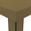 vidaXL Gazebo con Tetto Doppio 3x6 m Grigio Talpa 180 g/m²