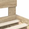 vidaXL Struttura del letto Sonoma 160 x 200 cm Legno multistrato