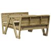 vidaXL Tavolo da Picnic per Bambini 88x122x58 cm Legno Impregnato Pino
