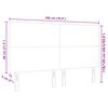 vidaXL Testiera Grigio scuro 180 cm Tessuto in Cords