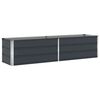 vidaXL Fioriera Antracite 195 x 50 x 45 cm Acciaio zincato