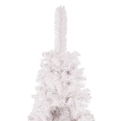vidaXL Albero di Natale Sottile Bianco 210 cm