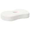 vidaXL Cuscino per Collo Bianco 53 x 35 x 11 cm Schiuma Memory