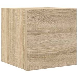 vidaXL Mobile Porta TV a Parete Rovere Sonoma 30,5x30x30 cm