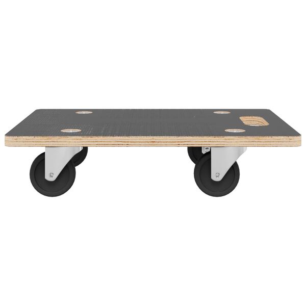 vidaXL Pedane di Trasporto 2 pz Rettangolari 80x55x11,5 cm 250 kg