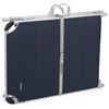 Campart Travel Lettino da Campeggio Pieghevole Rome Blu 200x67x35 cm