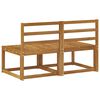 vidaXL 2 Pezzo Divano centrale per esterno Legno di Acacia Massello