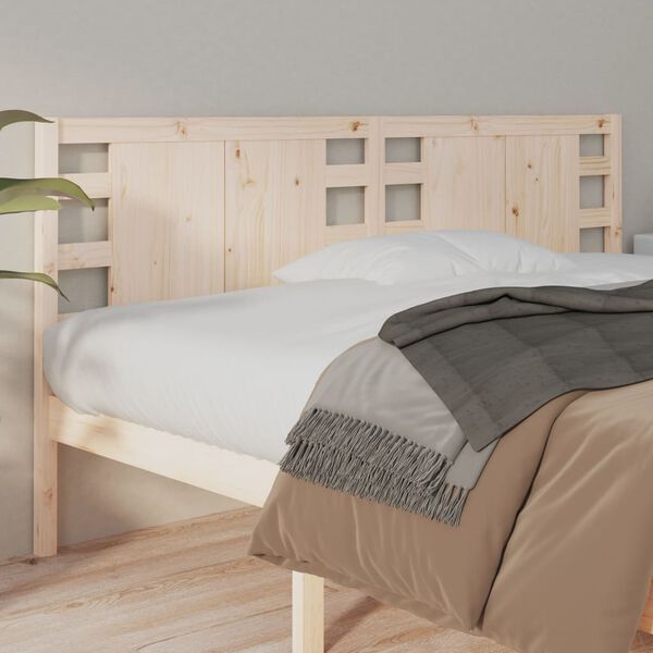 vidaXL Testiera per Letto 206x4x100 cm in Legno Massello di Pino